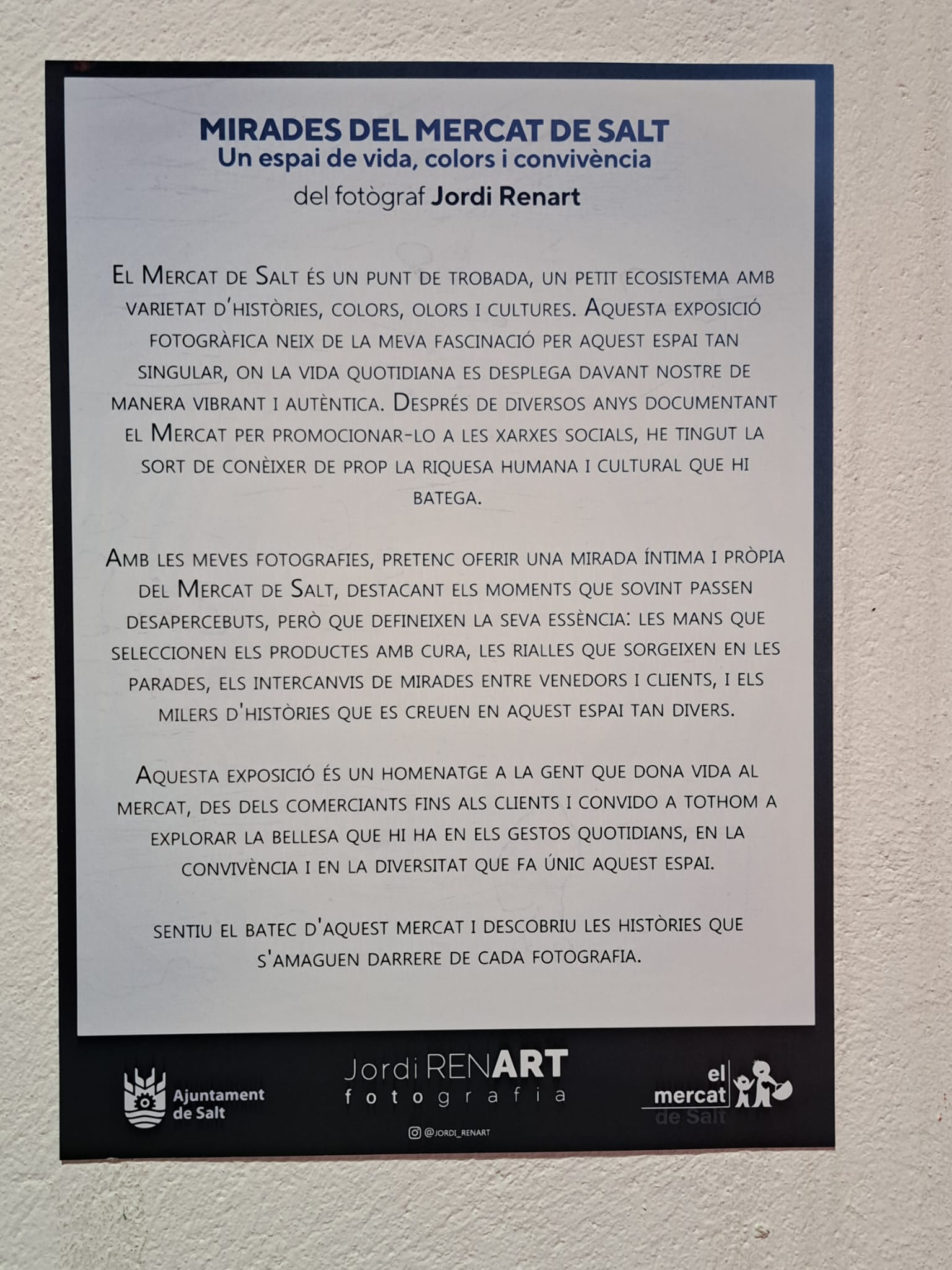 Exposició fotogràfica permanent de Jordi Renart